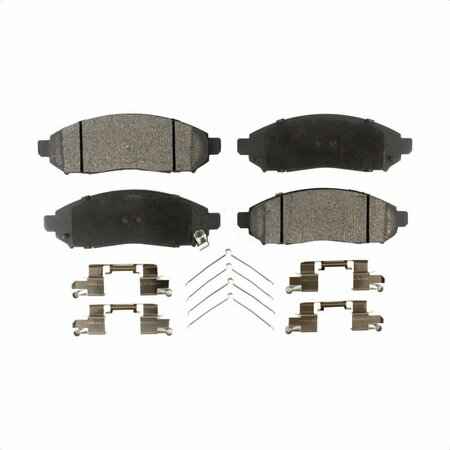 POSITIVE PLUS Front Semi-Metallic Disc Brake Pads For Nissan Frontier Pathfinder Xterra NV200 LEAF City PPF-D1094